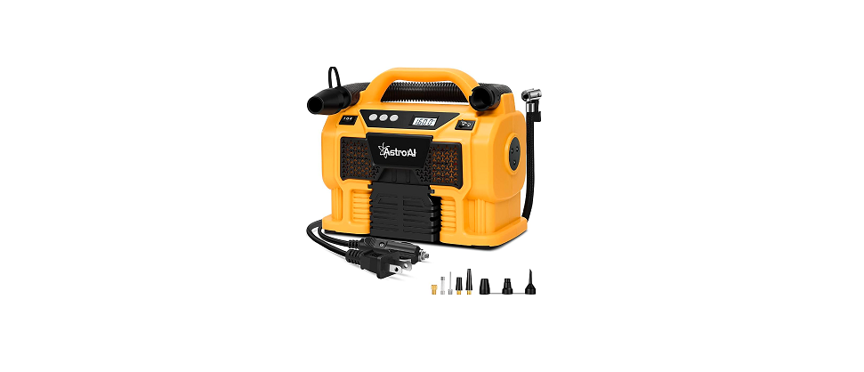 Read more about the article AstroAI 160 PSI Heavy Duty Tire Inflator Pump, Dual Cylinders & Dual Motors Air Compressor User Manual
