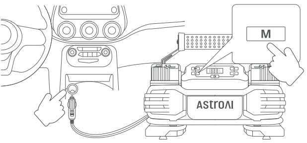 AstroAI-160-PSI-Heavy-Duty-Tire-Inflator-Pump,-Dual-Cylinders &-Dual-Motors-Air-Compressor-FIG-4