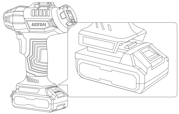AstroAI-Handheld-Cordless-Air-Compressor160PSI -Yellow)-fig-13