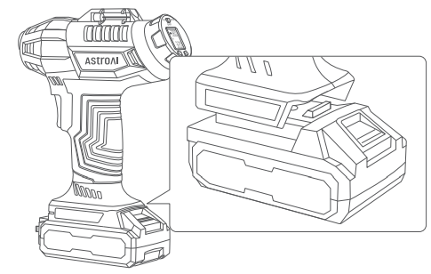 AstroAI-Handheld-Cordless-Air-Compressor160PSI -Yellow)-fig-7