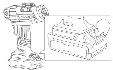 AstroAI-Handheld-Cordless-Air-Compressor160PSI -Yellow)-fig-8