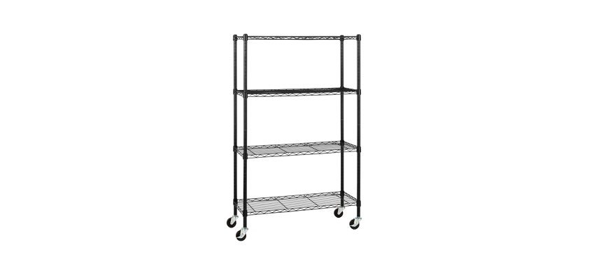 Amazon-Basics-4-Shelf-Adjustable,-Heavy-Duty-Storage-Shelving-Unit-FEATURED