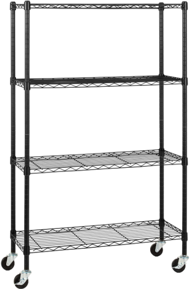 Amazon-Basics-4-Shelf-Adjustable,-Heavy-Duty-Storage-Shelving-Unit-PRODUCT