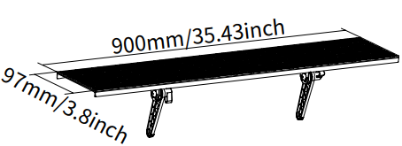 Bracwiser-CS106XLMINI-Drill-TV-Top-Shelf-fig-2