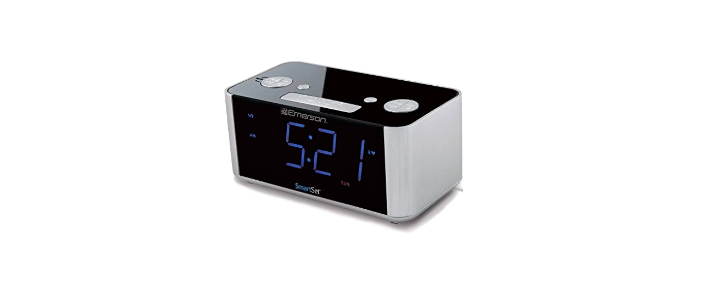 Emerson CKS1708 SmartSet Dual Alarm Clock Radio-FEATURED