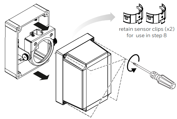 Honeywell LRDWMK Wall Mounting Kit-FIG-2