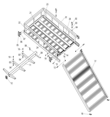 VEVOR-TYGJ0062-Hitch-Cargo-Carrier-fig-1