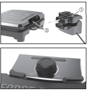 George-Foreman-GRECV075B-Contact-Submersible-Grill-Use-and-Care-fig-3